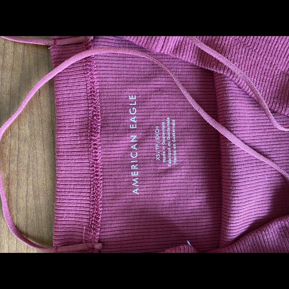 American Eagle Pink crop top